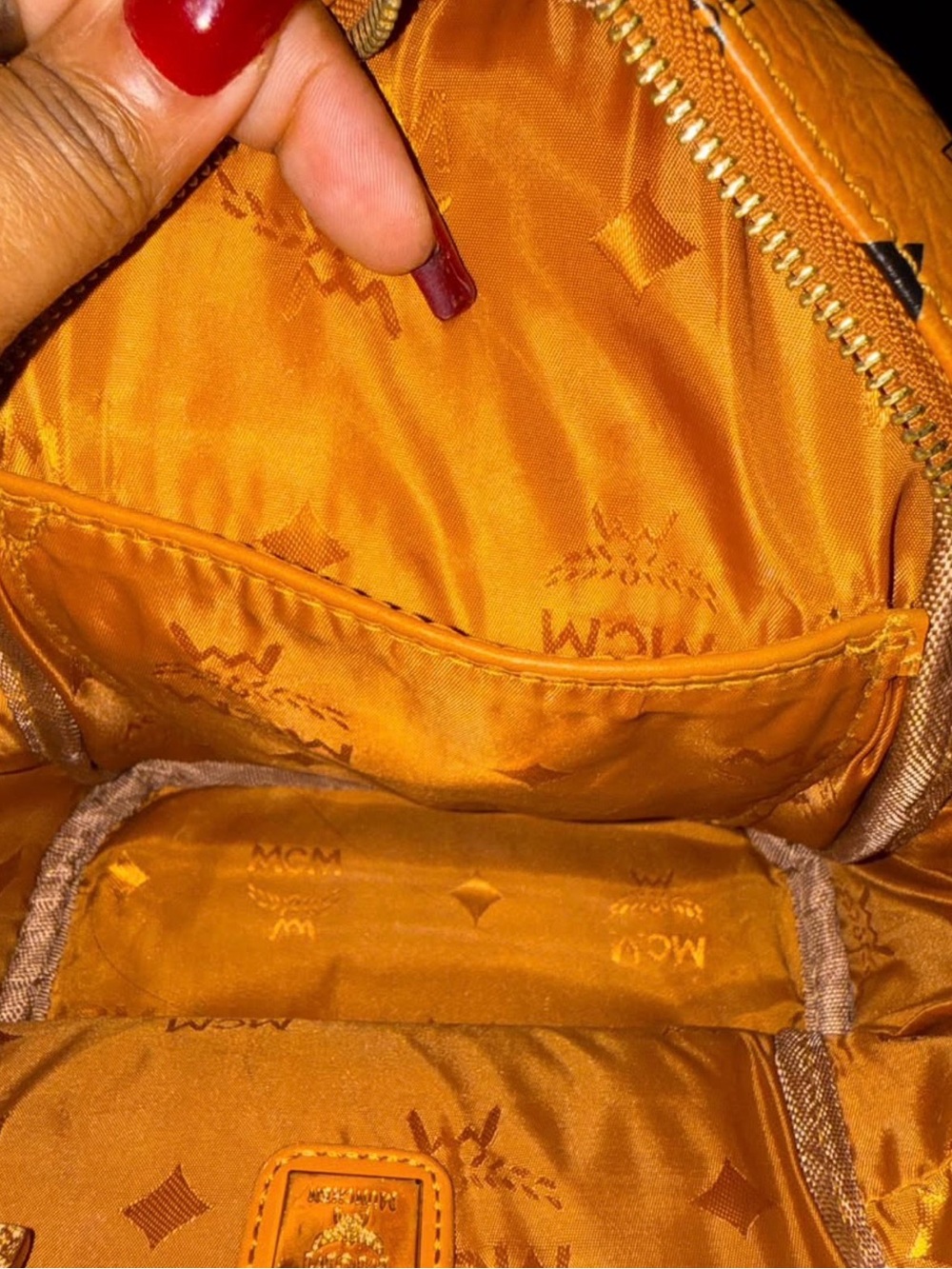 Authentic MCM backpack! - Picture 4 of 5